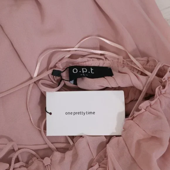 o.p.t (Anthropologie) Women's Gigi Dress Pink Large - Picture 8 of 10